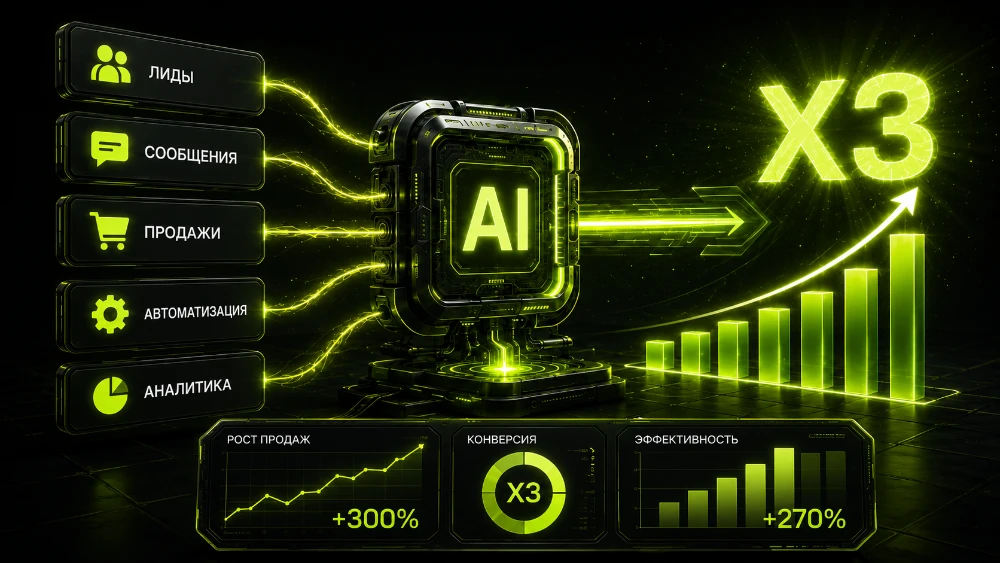 AI и рост результата в 3 раза